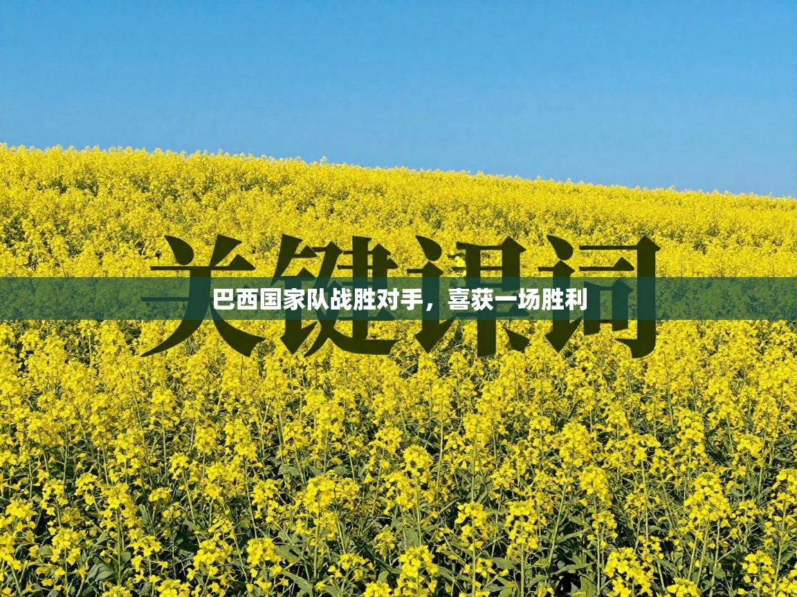 巴西国家队战胜对手,喜获一场胜利 第1张